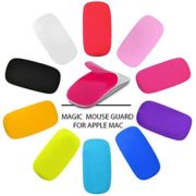 Rinastore Candy Color Thin Silicone soft skin protector cover for MAC Apple Magic Mouse  (Black)