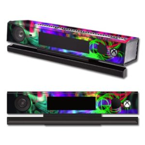 Mightyskins Protective Vinyl Skin Decal Cover for Microsoft Xbox One Kinect wrap sticker skins Neon Splatter