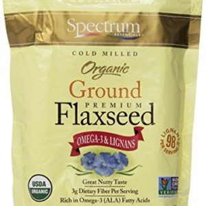 Spectrum Essentials Organic Ground Flaxseed, 14-Ounce Pouch (Pack of 4)