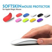 Rinastore Candy Color Thin Silicone soft skin protector cover for MAC Apple Magic Mouse  (Black)