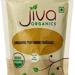 Jiva Organics USDA Organic Turmeric Powder (Curcumin), 7 Ounce