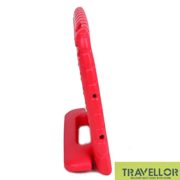 Travellor Hot Kid’s Freindly Freestanding Handle Case for Ipad 2/3/4 Ipad Air Ipad Mini (Original & Retina)- Sandproof Dustproof Shockproof (iPad mini (Retina/2012), Red)