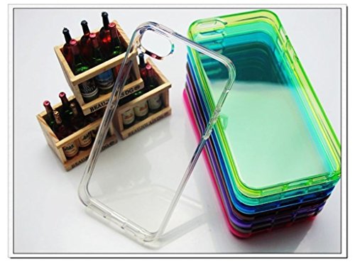 iPhone 5 , iPhone 5S Soft Case, EZstation (TM) iPhone 5S/5, Colorful Soft Crystal Clear Transparent Slim Fit Color See-Thru Back Cover Case, Snap-On Silicone / TPU Back Case Cover Skin for Apple iphone 5 or iPhone 5S (CLEAR)