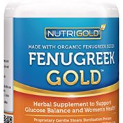 Organic Fenugreek GOLD – 750 mg, 120 Vegetarian Capsules (GMO-free, Preservative-free, Allergen-free Organic Fenugreek Seed Powder in Veg. Capsules for Breastfeeding)