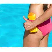 Luxlady Mousepads Skin care and sun protection on summer before sunbathing swimming Suntan IMAGE 20865170 Customized Art Desktop Laptop Gaming mouse Pad