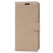 Mate 7S Case,HUAWEI Mate 7S Case – YOKIRIN Wove Soft PU Leather Cover Pouch Wallet [Built Stand] [Credit Card] [Magnetic Closure] Skin Shell – Gold