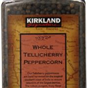 Kirkland Signature Whole Tellicherry Peppercorns, 14.1oz Gourmet Jar