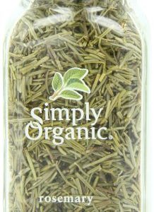 Simply Organic Rosemary Leaf Whole Certified Organic, 1.23-Ounce Container