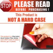 Decalrus – PlayStation PSP Vita BLACK Carbon Fiber skin skins decal for case cover wrap CFvitaBlack