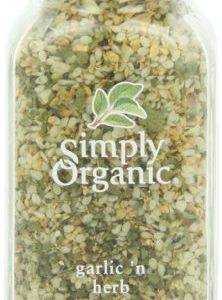 Simply Organic Garlic 'n Herb Certified Organic, 3.1-Ounce Glass Bottle
